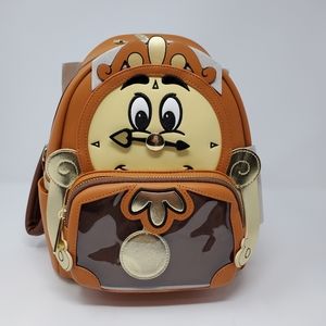Loungefly Disney Cogsworth Beauty and the Beast LA Comic Con Mini Backpack